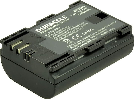 Duracell Μπαταρия за фотоапарат DR9943 Литиево-йонни (Li-Ion) 1600mAh Съвместима с Canon