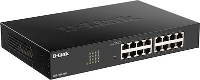 D-Link DGS-1100-16V2 Managed L2 Switch with 16 Gigabit (1Gbps) Ethernet Ports