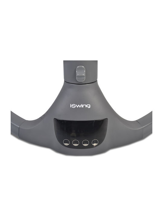 Cangaroo Electric Baby Relax iSwing with Music Light Grey for Child up to 9kg