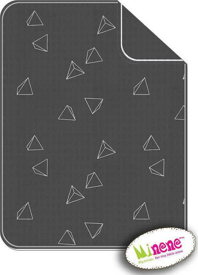 Minene Babydecken Wickeltücher für Kinderzimmer Triangles 75x100cm