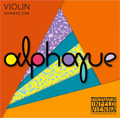 Thomastik Corză Miez sintetic Individuală pentru Vioară 1/2 / 1/4 Alphayue Violin LA 1/2 Mediu