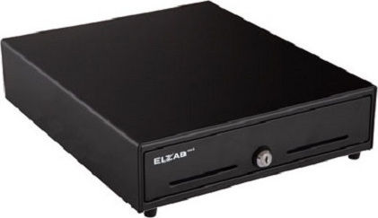 Elzab Cash Drawer with 9 Coin Slots and 4 Slots for Bills 35x40.5x9cm