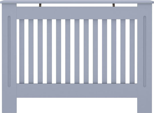 vidaXL MDF Gray Radiator Cover 112x19x81cm