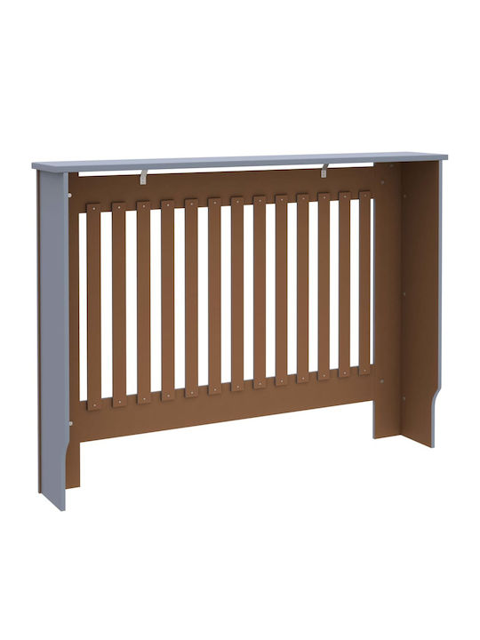 vidaXL Κάλυμμα Καλοριφέρ από MDF Γκρι 112x19x81cm