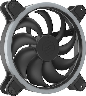 SilentiumPC Corona HP EVO ARGB Case Fan 140mm με Σύνδεση 3-Pin