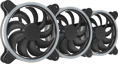 SilentiumPC Corona HP EVO ARGB Case Fan 140mm με Σύνδεση 3-Pin 3τμχ