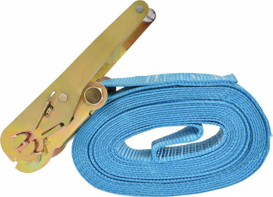vidaXL Car Luggage Strap with Ratchet Blue 800x5cm 4pcs