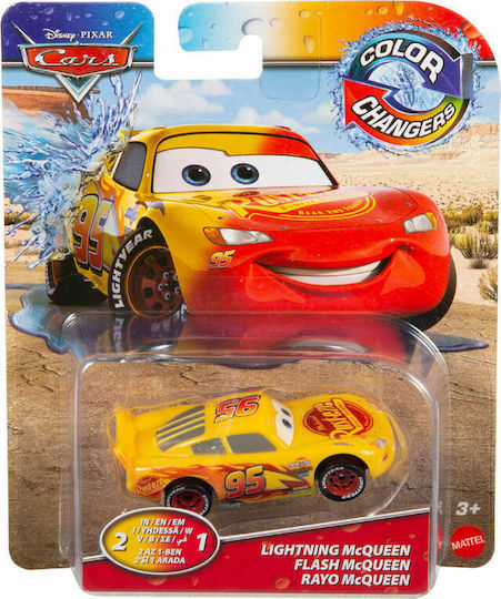 Mattel Disney Cars Color Changers Car 1:55 for Ages 3+ (Various Designs) 1pc