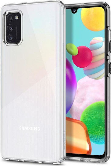 Spigen Liquid Crystal Back Cover Silicon Transparent (Galaxy A41)