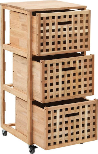 vidaXL Ντουλάπι Μπάνιου 41x41x91cm Καρυδί