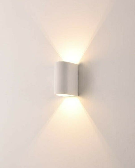 Adeleq Lamp Wall White 10x7x7cm Adeleq Lamp Wall White 10x7x7cm