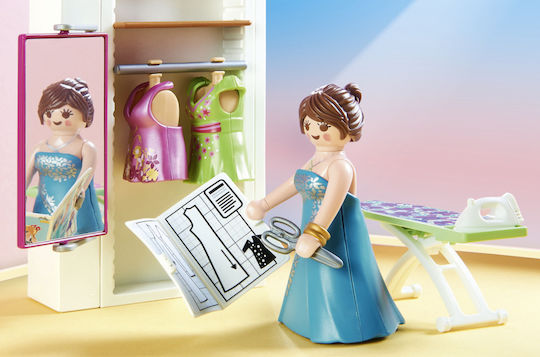 Playmobil Dollhouse Dormitor cu Atelier de Croitorie pentru 4+ ani ani