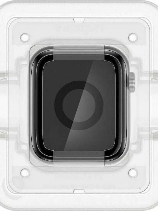 Spigen ProFlex EZ Fit Sticlă călită pe toată fața pentru Apple Watch 44mm AFL01220