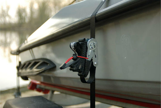 Master Lock Curea 450cm cu curele de bagaje auto & Carlig S pentru incarcaturi de pana la 400 kg Negru 2buc