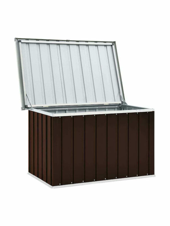vidaXL Outdoor Storage Box Brown L109xW67xH65cm