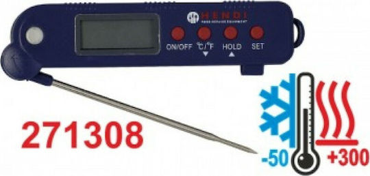 Hendi Digital Lebensmittelthermometer Kochen mit Sonde -50°C / +300°C