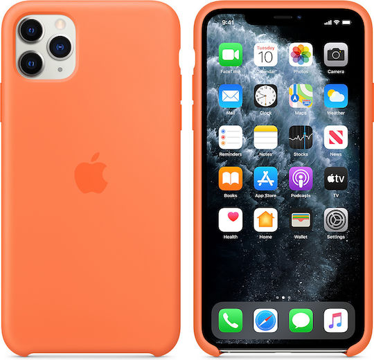 Apple Silicone Case Back Cover Silicone Orange (iPhone 11 Pro Max)