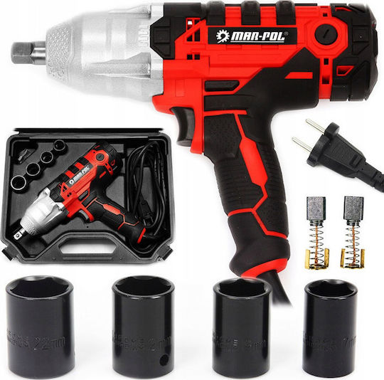 Mar-Pol M80489 Impact Wrench Electric 450W with Socket 1/2"