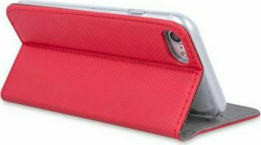 Smart Magnet Synthetic Leather Book Red (Galaxy S10 Lite)