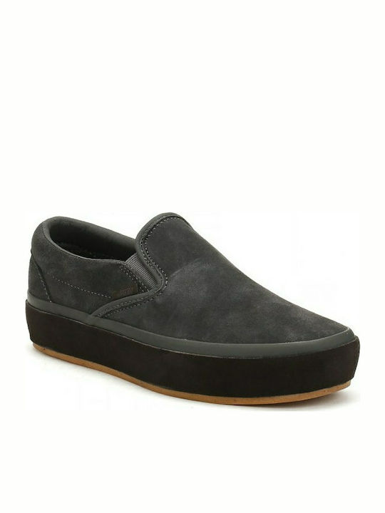 Vans Classic Men's Slip-Ons Gray