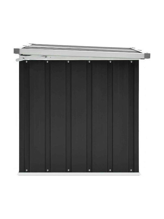 vidaXL Außenlagerbox Metall Charcoal L109xB67xH65cm