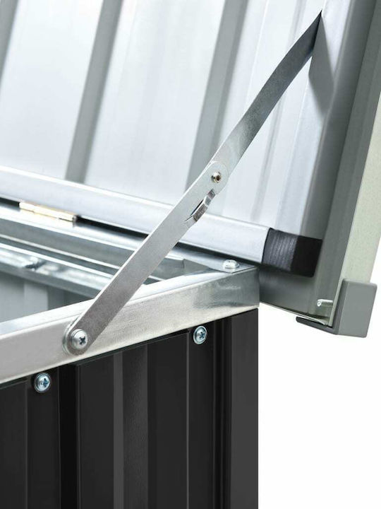 vidaXL Außenlagerbox Metall Charcoal L171xB99xH93cm