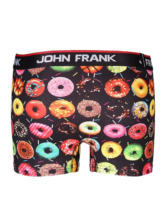 John Frank Donuts Men's Boxer Multicolour with Patterns