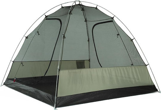 OZtrail Tasman 4V Dome Camping Tent Blue with Double Cloth 3 Seasons for 4 People 340x220x180cm