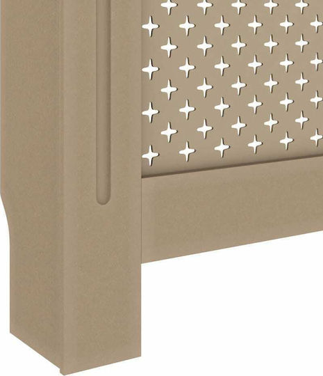 vidaXL Κάλυμμα Καλοριφέρ από MDF Καφέ 112x19x81cm
