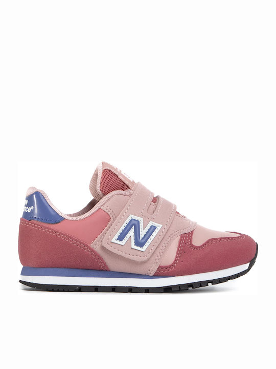 New Balance Παιδικά Sneakers με Σκρατς για Κορίτσι Ροζ