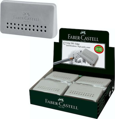 Faber-Castell Γόμα για Μολύβι Grip 2001 Edge Γκρι