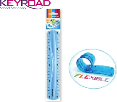 Keyroad Rigla Plastic 30cm Flexible (Culori diverse)