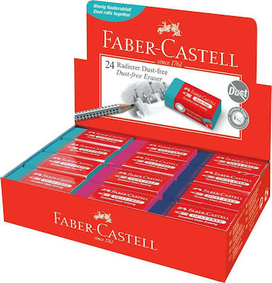 Faber-Castell Γόμα για Μολύβι Dust Free (Διάφορα Χρώματα)