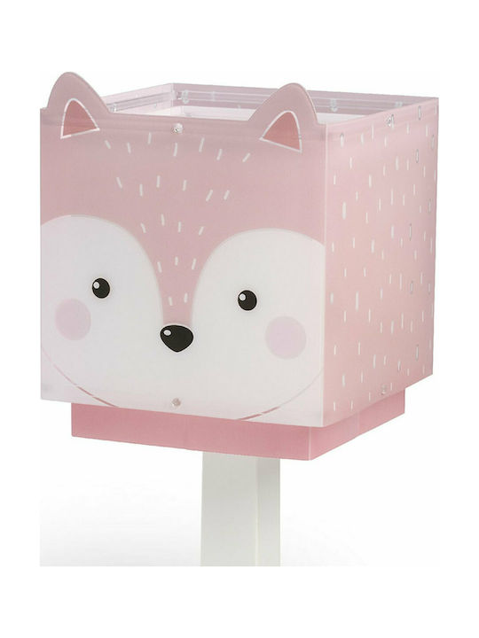 Ango Kinder Nachttischlampe Little Fox Rosa 14x14x29εκ. 64581