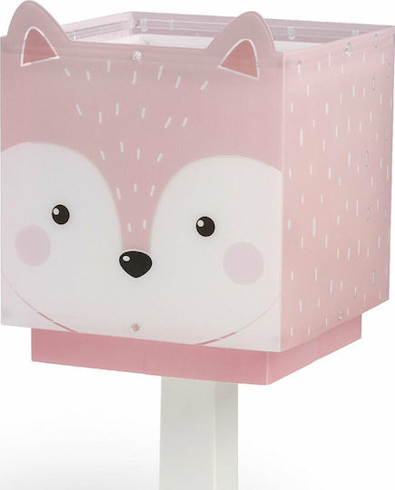 Ango Kids Portable Lamp Little Fox Pink 14x14x29εκ.