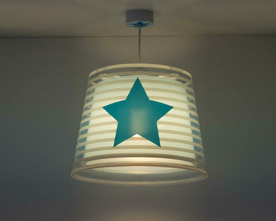 Ango Light Feeling Μονόφωτο Παιδικό Φωτιστικό Κρεμαστό από Πλαστικό 23W με Υποδοχή E27 Blue