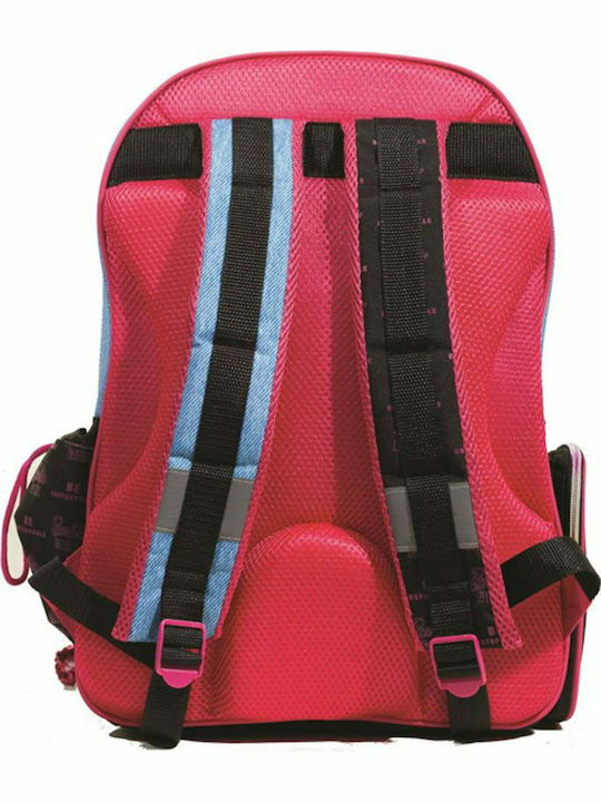 Gim Barbie Denim Fashion School Bag Backpack Elementary, Elementary Multicolored 27lt