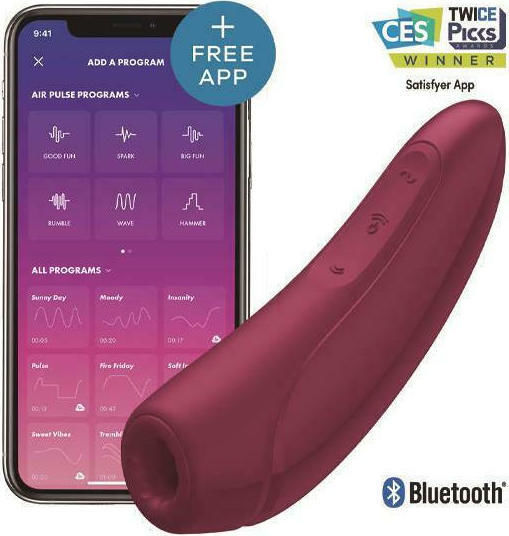 Satisfyer Curvy 1+ Аспиратор Вагина Rose Red 1бр