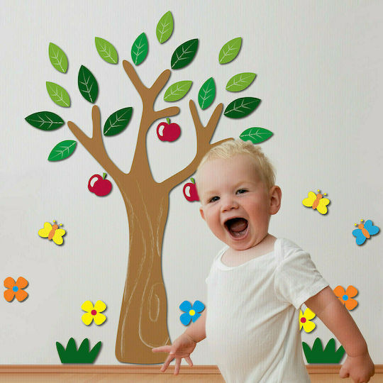 Ango Kids Foam 3D Wall Sticker Apple Tree