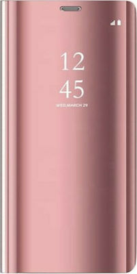 Hurtel Clear View Buchen Sie Kunststoff Rose Gold (Huawei Y5p)