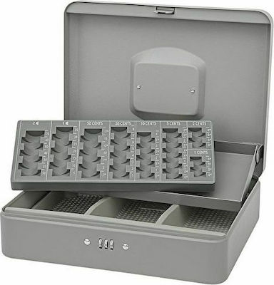 WeDo Cash Box with Lock Gray Standard