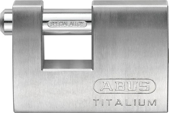 Abus Titalium 82ΤΙ/70Β Αλουμινένιο Λουκέτο Τάκου με Κλειδί 70mm Ασημί