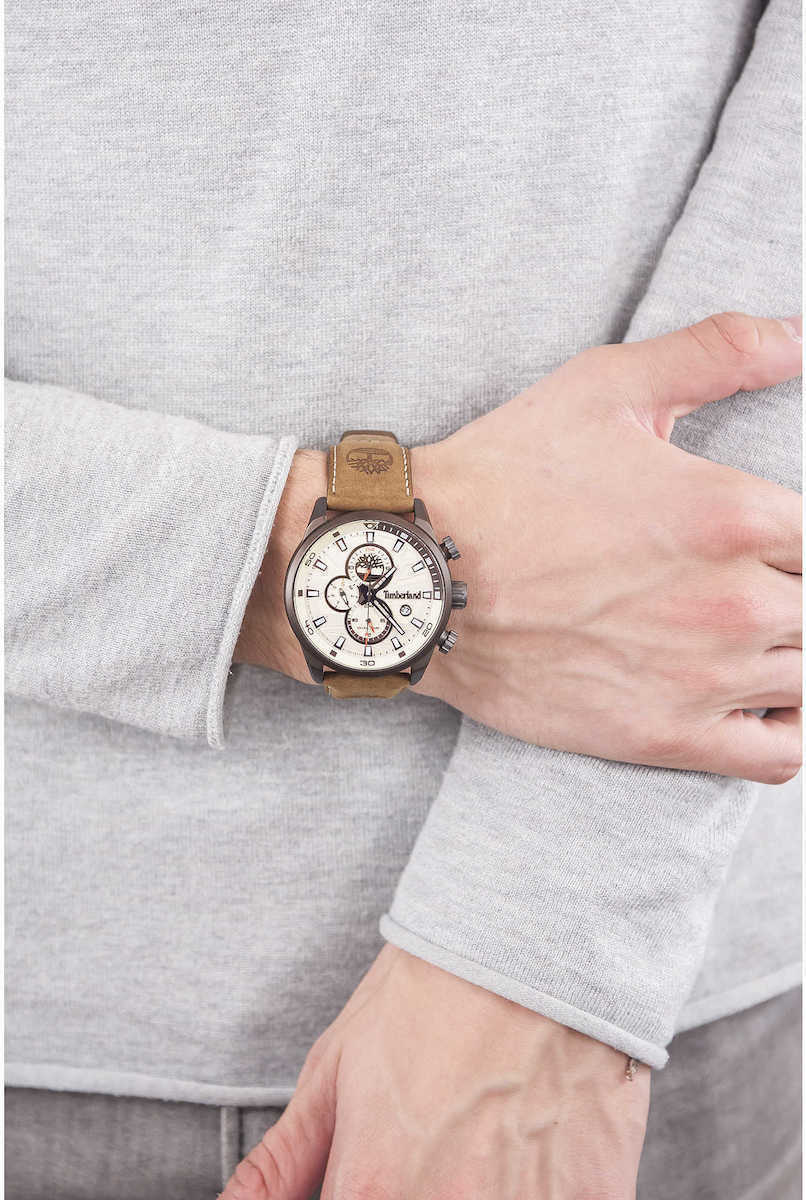 Timberland Henniker II Ανδρικό Ρολόι 46mm Χρονογράφος