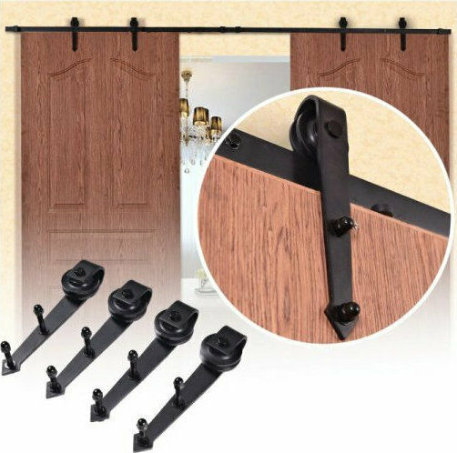 Timeless Tools Mecanism Pentru Ușă Glisantă De Butuc 183cm Negru