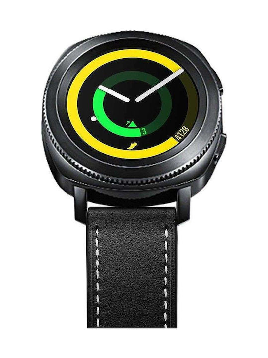 Herms Λουράκι Δερματίνης Μαύρο (Samsung Gear 2/Gear Νeo)