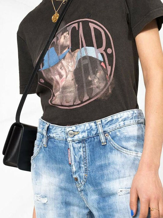 Cool Girl Γυναικείο Jean Παντελόνι με Σκισίματα σε Κανονική Εφαρμογή