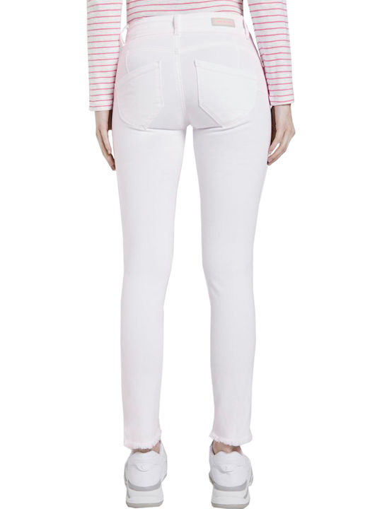 Tom Tailor Alexa Women's Jean Trousers in Slim Fit White