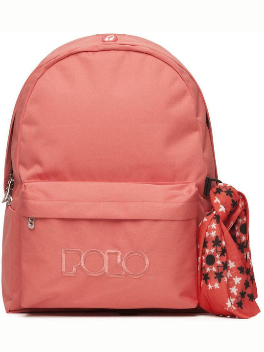 Polo Original 600D School Bag Backpack Junior High-High School in Pink color 23lt 2020