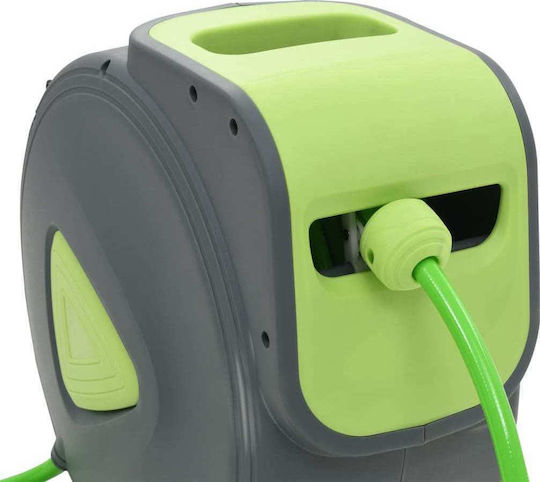 vidaXL Automatic Watering Wind Wall Mounted with Hose 32m
