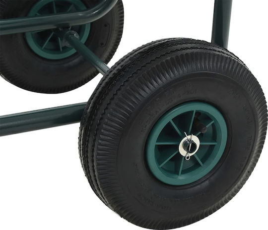 vidaXL Wheeled Garden Hose Reel with Hose 75m with Rewind Handle